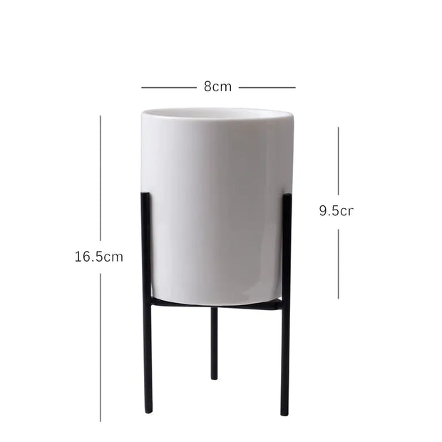 modern ceramic succulent pot