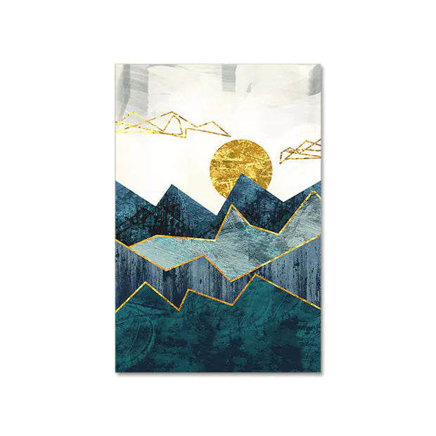 Modern Sun Wall Decor Print