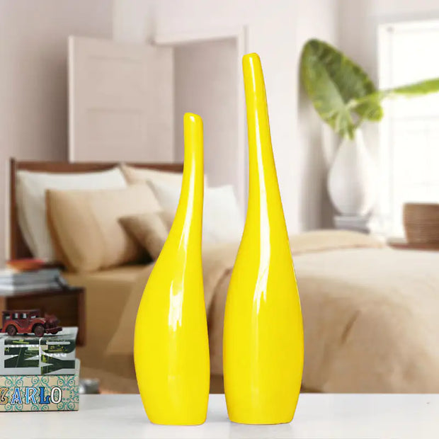 Nordic Gold Plating Ceramic Vases Model Decor