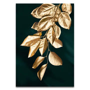 abstract gold leaf painting