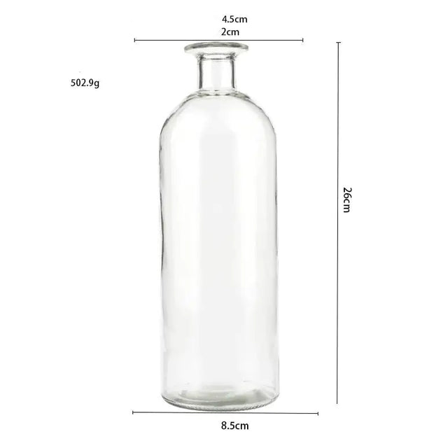 Scandinavian Glass Vase Decor