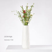 White Hemp Rope Ceramic Vase