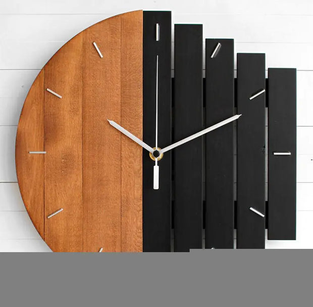 modern industrial wall clock