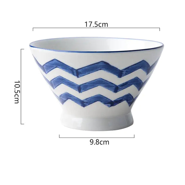 handcrafted ceramic dinner bowl