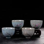 Handmade ceramic tea cups