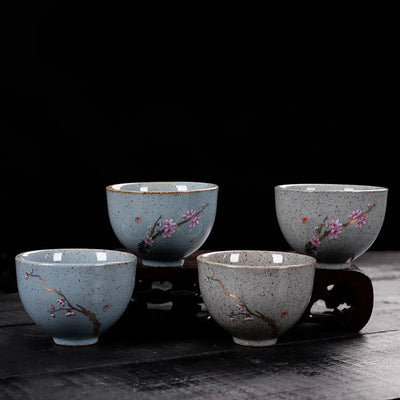 Handmade ceramic tea cups
