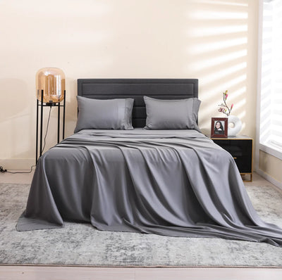 Bamboo Fibre Bedding Gray