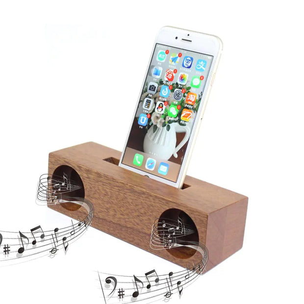 Natural Wood Phone Stand
