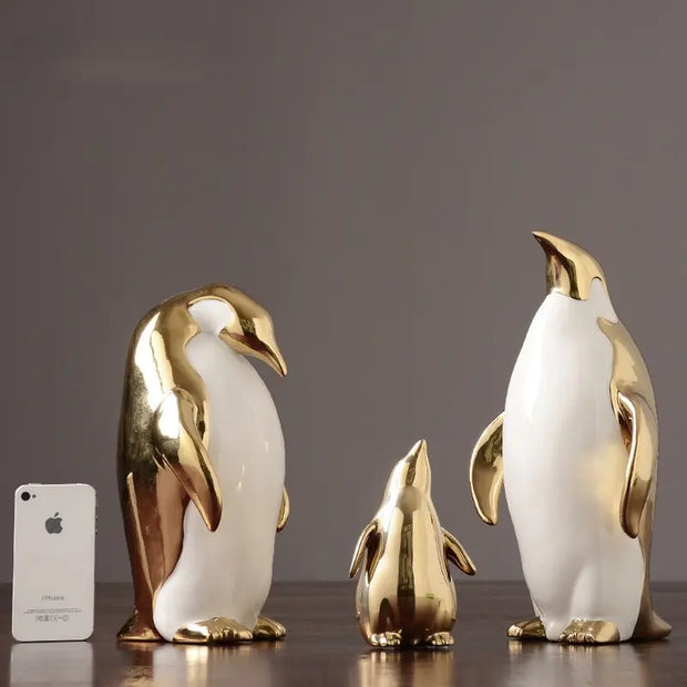 Penguin Sculpture for Living Room