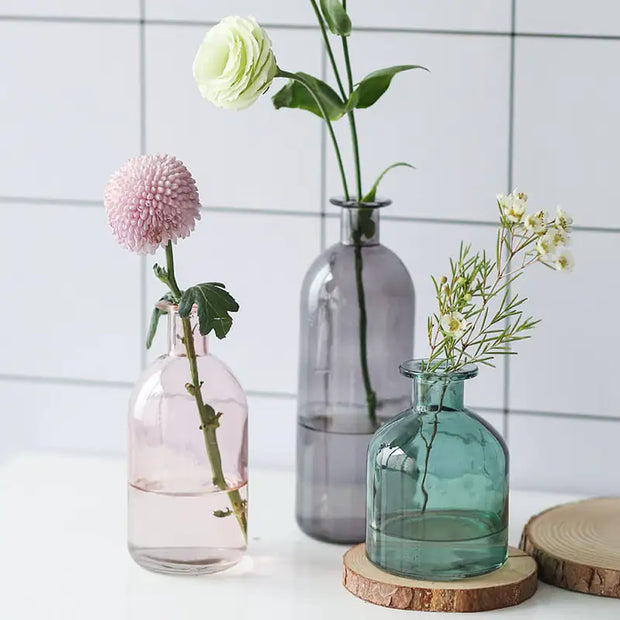 Scandinavian Glass Vase Decor
