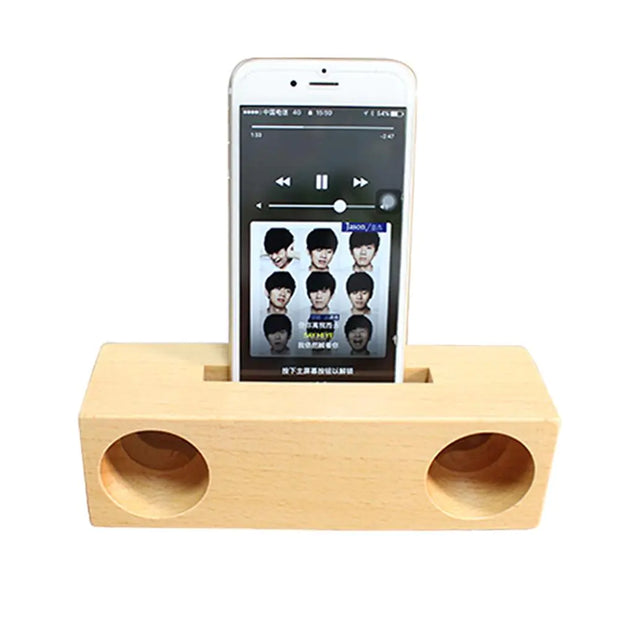 Natural Wood Phone Stand
