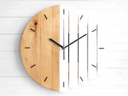 modern industrial wall clock