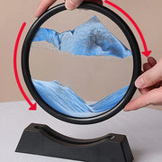 rotating sand art ornament